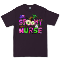 Plum spooky nurse Premium Tee - AdoDesignShop