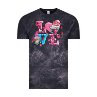 Cloud Black love and gnomes Vintage Tee - AdoDesignShop