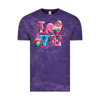 Cloud Purple love and gnomes Vintage Tee - AdoDesignShop