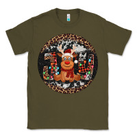 Army Green joy reindeer christmas ornament Classic Tee - Jasminsmagicworld