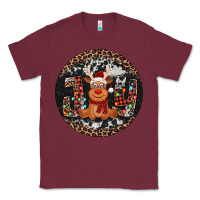 Burgundy joy reindeer christmas ornament Classic Tee - Jasminsmagicworld