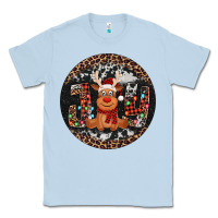 Dusty Blue joy reindeer christmas ornament Classic Tee - Jasminsmagicworld