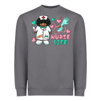 Storm nurse life afro american nurse Heavyweight Sweatshirt - BarkalooDesign