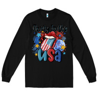 Black party in the usa Long Sleeve Tee - MaliasSmallBusiness