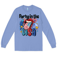 Colony Blue party in the usa Long Sleeve Tee - MaliasSmallBusiness