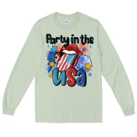 Matcha party in the usa Long Sleeve Tee - MaliasSmallBusiness