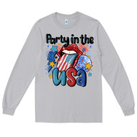 Moon Dust party in the usa Long Sleeve Tee - MaliasSmallBusiness