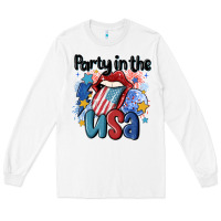 White party in the usa Long Sleeve Tee - MaliasSmallBusiness
