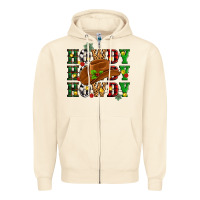 Sandshell Howdy Howdy Howdy christmas Zipper Hoodie - MaliasSmallBusiness