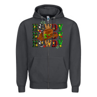 Smoke Howdy Howdy Howdy christmas Zipper Hoodie - MaliasSmallBusiness