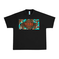 Black western texas and bullskulls with turquoise and leopard licanse plate Urban Heavy Tee - Artiststas