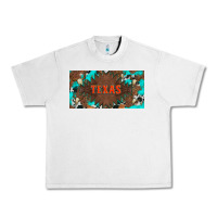 Lunar Rock western texas and bullskulls with turquoise and leopard licanse plate Urban Heavy Tee - Artiststas