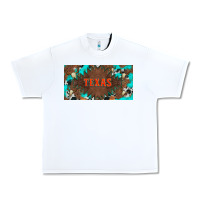 White western texas and bullskulls with turquoise and leopard licanse plate Urban Heavy Tee - Artiststas