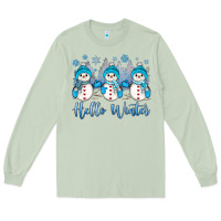 Matcha snowman hello winter Long Sleeve Tee - JahusDesignShop