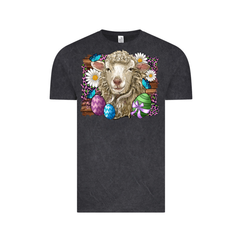 Easter Sheep Eggs Butterfly Daisys Leopard Glitter Wooden Vintage Tee by Artiststas | Teevron