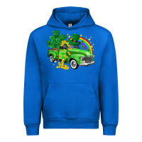 Cobalt western truck St. Patrick's Day Urban Hoodie - HowdyJamesFarm