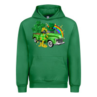 Emerald western truck St. Patrick's Day Urban Hoodie - HowdyJamesFarm
