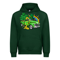 Forest Green western truck St. Patrick's Day Urban Hoodie - HowdyJamesFarm