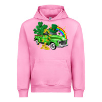 Fuchsia Pink western truck St. Patrick's Day Urban Hoodie - HowdyJamesFarm