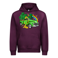 Mauve Wine western truck St. Patrick's Day Urban Hoodie - HowdyJamesFarm