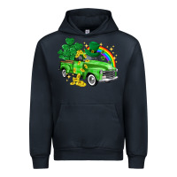 Navy western truck St. Patrick's Day Urban Hoodie - HowdyJamesFarm