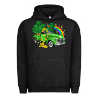 Pigment Black western truck St. Patrick's Day Urban Hoodie - HowdyJamesFarm