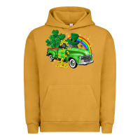 Pigment Peanut Butter western truck St. Patrick's Day Urban Hoodie - HowdyJamesFarm