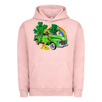 Pigment Salmon western truck St. Patrick's Day Urban Hoodie - HowdyJamesFarm
