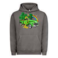 Pigment Tornado western truck St. Patrick's Day Urban Hoodie - HowdyJamesFarm