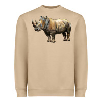Mushroom Rhino Illustrations Heavyweight Sweatshirt - LillyAllenDesigns