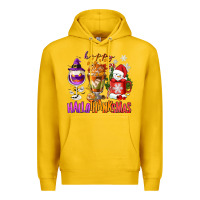 Lemon Happy Hallothanksmas wine glass and coffee Premium Hoodie - NancyCooperArtShop