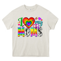 I Love My Moms Heavy Core Tee | Teevron