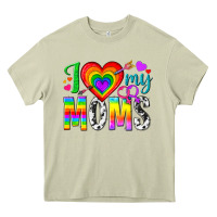 Mossy i love my moms Heavy Core Tee - texasbilliewilder