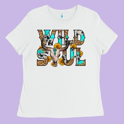 Wild Soul Ladies Tee Designed By Zillion Design Studio