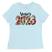 Baby Blue senior 2023 western Ladies Tee - JahusDesignShop