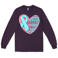 Plum survivor malia Long Sleeve Tee - MaliasSmallBusiness