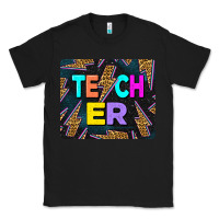 Black Teacher Flash Classic Tee - LillyAllenDesigns