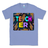 Colony Blue Teacher Flash Classic Tee - LillyAllenDesigns
