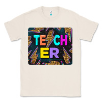Natural Teacher Flash Classic Tee - LillyAllenDesigns