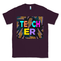 Plum Teacher Flash Classic Tee - LillyAllenDesigns