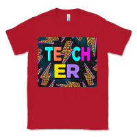 Red Teacher Flash Classic Tee - LillyAllenDesigns