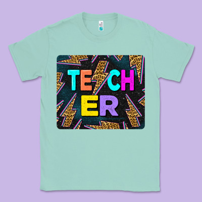 Teacher Flash Classic Tee Designed By Lillyallendesigns