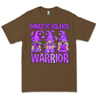 Cacao Domestic Violence Warrior Gnomes Premium Tee - texasbilliewilder