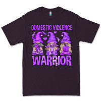 Plum Domestic Violence Warrior Gnomes Premium Tee - texasbilliewilder