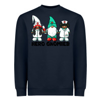 Navy hero gnomies african american nurse gnomies medical gnomies Heavyweight Sweatshirt - BarkalooDesign