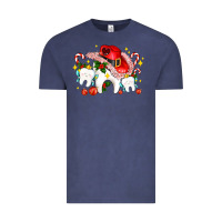 Vintage Denim dental Christmas teeth and candies Vintage Tee - AdoDesignShop