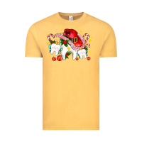 Vintage Mustard dental Christmas teeth and candies Vintage Tee - AdoDesignShop