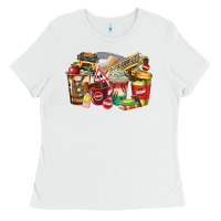 White school bus driver coffee cups Ladies Tee - texasbilliewilder