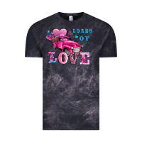 Cloud Black loads of love wıth truck Vintage Tee - AdoDesignShop
