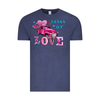 Loads Of Love Wıth Truck Vintage Tee | Teevron